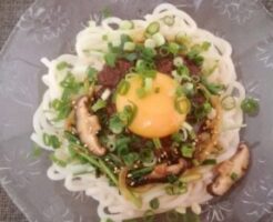 青空レストランのレシピ・無限黒椎茸うどん