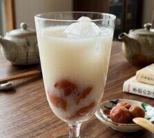 有働由美子の健康案内人のレシピ・甘酒スカッシュ