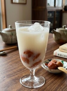 有働由美子の健康案内人のレシピ・甘酒スカッシュ