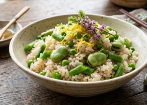 きょうの料理のレシピ・青い豆たっぷりのちらしずし