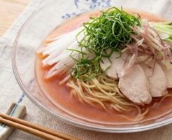 水野真紀の魔法のレストランのレシピ・鶏ムネ肉のトマト冷やし中華