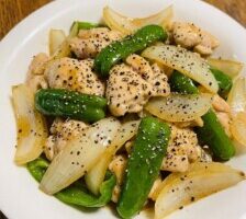 キューピー3分クッキングのレシピ・鶏胸肉の黒こしょうあん