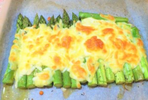 どさんこワイド179のレシピ・アスパラのチーズ焼き