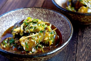 あさイチのレシピ・香味野菜とナスの焼きびたし