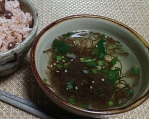 ウワサのお客さまのレシピ・オクラともずくの栄養満点スープ