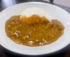 キューピー3分クッキングのレシピ・たたき長芋のポーク塩カレー