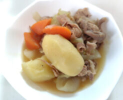 青空レストランのレシピ・肉じゃが