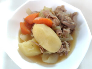 青空レストランのレシピ・肉じゃが