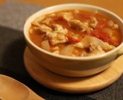 キューピー３分クッキングのレシピ・鶏とトマトのさっぱり煮