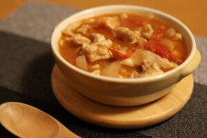キューピー3分クッキングのレシピ・鶏とトマトのさっぱり煮