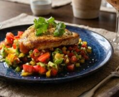 きょうの料理のレシピ・かじきのソテー サルサ添え