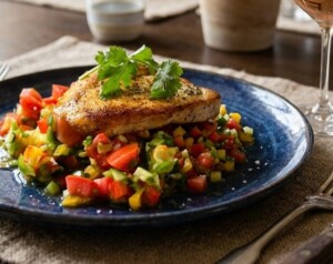 きょうの料理のレシピ・かじきのソテー サルサ添え