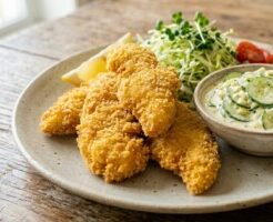きょうの料理のレシピ・ささ身フライと薬味たっぷりタルタルソース