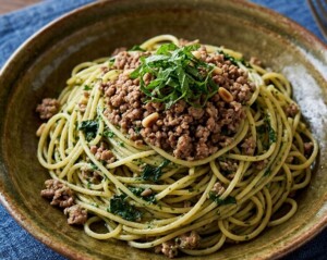 キューピー3分クッキングのレシピ・しそベーゼスパゲティ