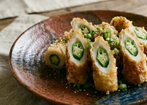 滝沢カレン&和田明日香のフィーリンきっちんのレシピ・ちくわinオクラ