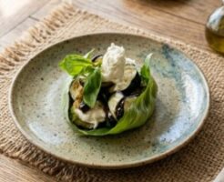 きょうの料理のレシピ・なすの塩漬けモッツァレラ＆バジル