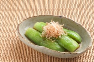 キューピー3分クッキングのレシピ・なすの翡翠びたし