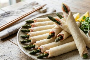 どさんこワイド179のレシピ・アスパラとハムのかんたん揚げ