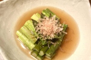 どさんこワイド179のレシピ・アスパラの煮びたし