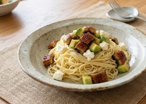 滝沢カレン&和田明日香のフィーリンきっちんのレシピ・アボカドとうなぎの冷製カッペリーニ