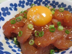 青空レストランのレシピ・カツオユッケ