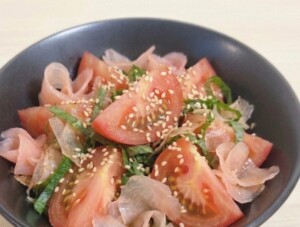 滝沢カレン&和田明日香のフィーリンきっちんのレシピ・ガリトマト和え