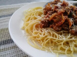 きょうの料理のレシピ・キムチボロネーゼ