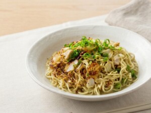 ぽかぽかのレシピ・グリーンカレー青にんにく焼きそば