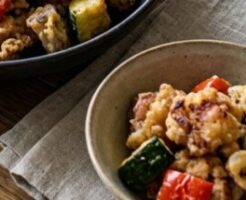 ウワサのお客さまのレシピ・ゴロゴロ野菜から揚げ
