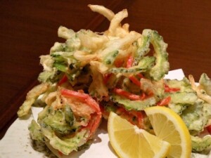 DAIGOも台所のレシピ・ゴーヤと紅しょうがのかき揚げ