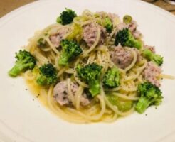 きょうの料理のレシピ・サルシッチャとブロッコリーのパスタ