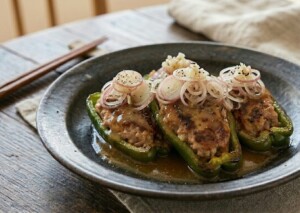 ノンストップのレシピ・ピーマンの肉づめ