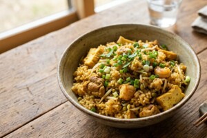 相葉マナブのレシピ・ラクサ釜飯