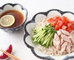 ラヴィットのレシピ・レモンでさっぱりサラダそうめん