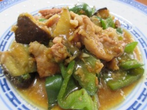 ぽかぽかのレシピ・揚げなすの酢豚