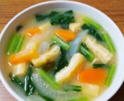 どさんこワイド179のレシピ・根菜とろろ味噌スープ