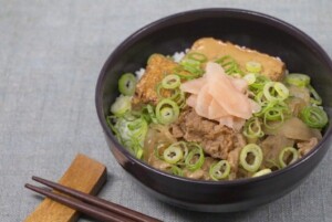 滝沢カレン&和田明日香のフィーリンきっちんのレシピ・肉豆腐ガリ丼