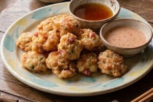 滝沢カレン&和田明日香のフィーリンきっちんのレシピ・豆腐の海鮮ふわふわボール