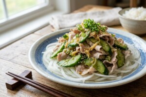 DAIGOも台所のレシピ・豚しゃぶの生姜和え