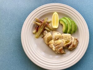 きょうの料理のレシピ・鶏むね肉とみょうがのレモンバターソテー