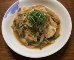DAIGOも台所のレシピ・鶏肉のみょうが酢あん