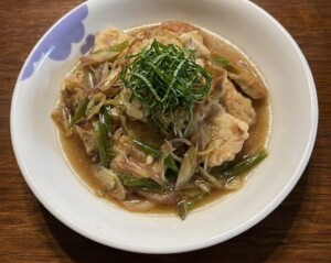 DAIGOも台所のレシピ・鶏肉のみょうが酢あん