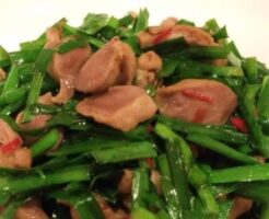 きょうの料理のレシピ・砂肝とにらのスタミナ炒め