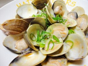 青空レストランのレシピ・はま王の酒蒸し