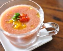 ノンストップのレシピ・スイカのガスパチョ