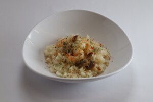 DAIGOも台所のレシピ・炊き込みシーフードピラフ
