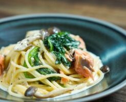 トリセツショーのレシピ・さけのクリームパスタ