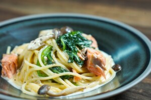 トリセツショーのレシピ・さけのクリームパスタ