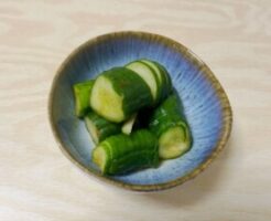 キューピー3分クッキングのレシピ・カリカリきゅうり／蛇腹きゅうりの浅漬け