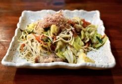 青空レストランのレシピ・そうめんチャンプルー